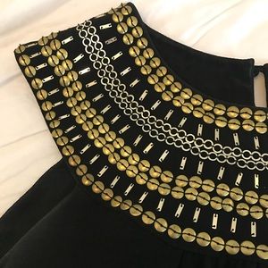 Black Forgotten Top With Diamond Detail